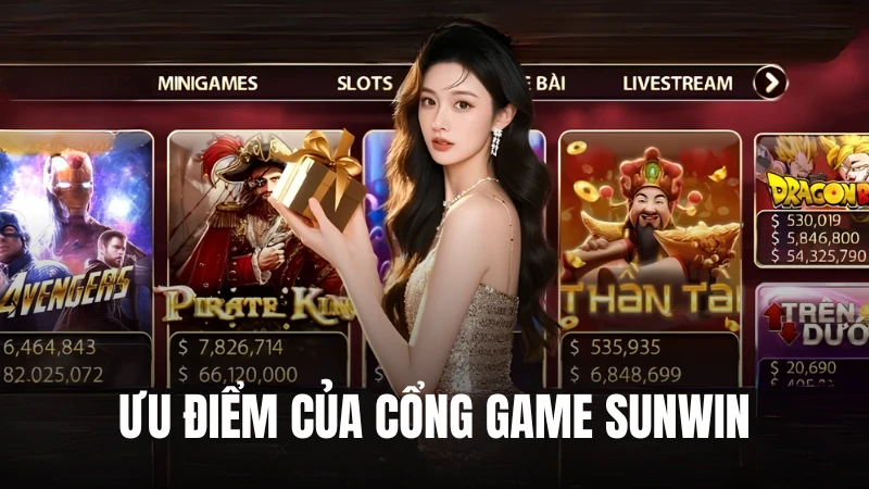 Trang chủ 13 Cổng game SunWin sở hữu hàng loạt ưu điểm nổi bật